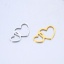 Image de Breloques en 304 Acier Inoxydable La Saint Valentin Cœur Multicolore 2 Pcs