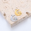 Picture of 304 Stainless Steel Galaxy Charms Multicolor Half Moon Star