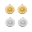 Immagine di 304 Acciaio Inossidabile Colata Charms Tondo Multicolore Girasole 1 Pz