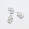 Picture of 304 Stainless Steel Galaxy Charms Gold Plated Rectangle Star