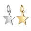 Immagine di 304 Acciaio Inossidabile Galassia Charms Stella a Cinque Punte Multicolore 2 Pz