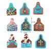 Picture of PU Leather Boho Chic Bohemia Pendants Beer Bottle Multicolor