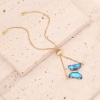 Picture of Brass Insect Adjustable Slider/ Slide Bolo Bracelets Gold Plated Butterfly Animal Multicolour Cubic Zirconia