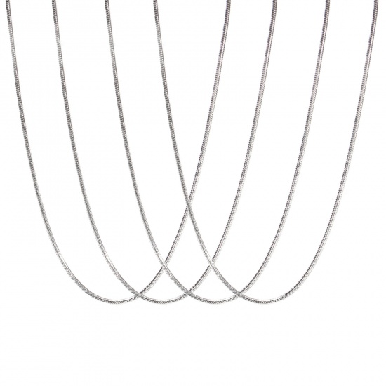 Bild von Edelstahl Schlangenkette Kette Halskette Bunt 1 Strang