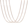 Imagen de Acero Inoxidable Cadena Serpiente Collares Multicolor 1 Unidad