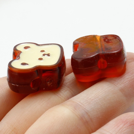 Picture of Acrylic Beads Animal Multicolor Enamel