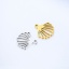 Imagen de 304 Acero Inoxidable Joyería del océano Colgantes Charms Concha Multicolor Hueco 14mm x 13mm, 5 Unidades