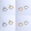 Imagen de 304 Acero Inoxidable Silueta Animal Colgantes Charms Gato Multicolor Hueco 1 Unidad