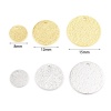 Picture of Brass Charms Round Real Gold Plated Sparkledust                                                                                                                                                                                                               