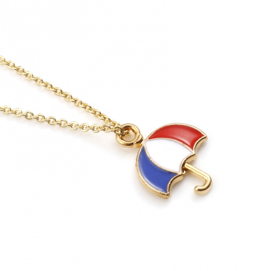 Picture of Zinc Based Alloy Sport Charms Gold Plated Multicolor Flag Of The United States Enamel