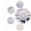 Immagine di ABS Decorazione per Unghie Tondo Bianco Imitata Perla 1 Scatola