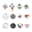 Immagine di 304 Acciaio Inossidabile Charms Cuore Tono Argento Multicolore Albero Smalto 1 Pz