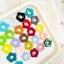 Picture of Acrylic Beads Flower At Random Color Hollow About 27mm x 26mm