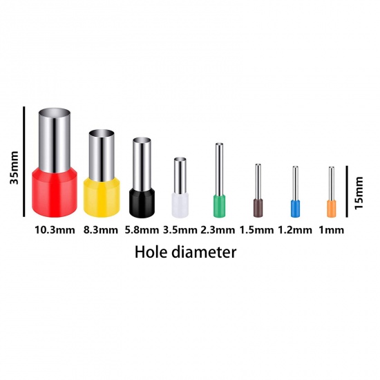 Picture of Plastic Modeling Clay Tools Hole Puncher For Clay Pendant Earring Jewelry Making Multicolor