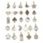 Imagen de Concha + Cobre Serie de Geometría Colgantes Charms Chapado en Oro Negro 1 Unidad