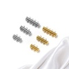 Picture of Stainless Steel Layered Slide Lock Clasps For Stackable Multi-layer Necklace Bracelet Cylinder Multicolor