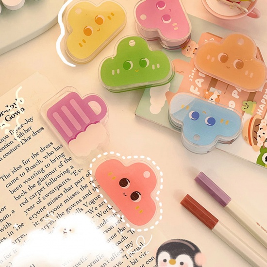 Picture of Acrylic Creative Cute Binder Clip Student Stationery