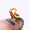 Bild von Messing Karabinerverschluss Bunt Mit Bindering 10mm x 6mm, 5 Stück