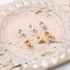 Bild von Messing Karabinerverschluss Bunt Mit Bindering 10mm x 6mm, 5 Stück