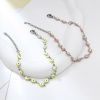 Picture of 304 Stainless Steel Religious Anklet Silver Tone Multicolor Enamel Evil Eye 22.5cm(8 7/8") long