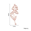 Bild von 304 Edelstahl Geburtsmonat Blume Verbinder Bunt Hohl 1 Stück