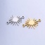 Image de Connecteurs en Acier Inoxydable Soleil Multicolore 19mm x 14.5mm, 2 Pcs