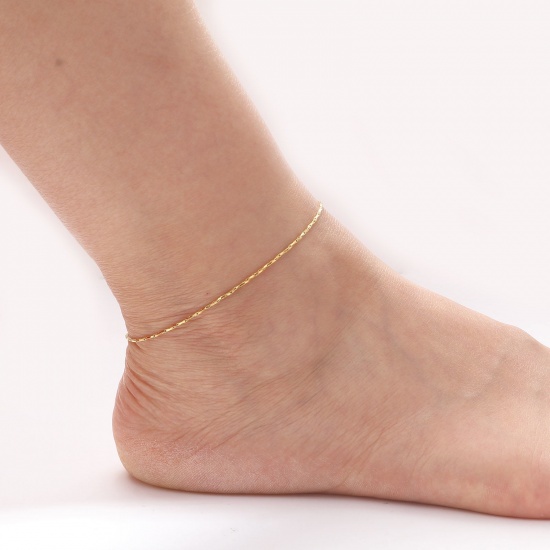 Picture of 304 Stainless Steel Anklet Multicolor 23.5cm(9 2/8") long