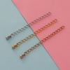 Picture of Stainless Steel Extender Chain For Jewelry Necklace Bracelet Multicolor Drop