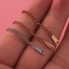 Picture of Stainless Steel Extender Chain For Jewelry Necklace Bracelet Multicolor Drop