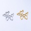 Immagine di Acciaio Inossidabile Charms Palloncino Multicolore Cane Filigrana 18mm x 16.5mm, 3 Pz