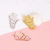 Picture of 304 Stainless Steel Charms Multicolor Shoes Hollow 26mm x 15mm