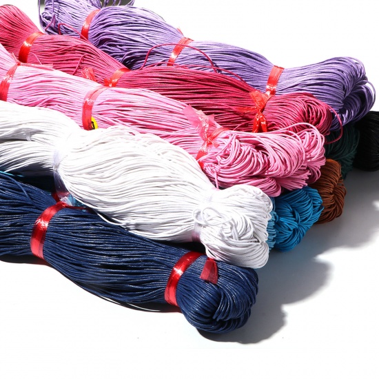 Picture of Cotton Jewelry Wax Cord Multicolor 1.5mm