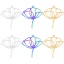 Immagine di Acciaio Inossidabile Charms Fiore Di Loto Multicolore Filigrana 28mm x 25mm, 2 Pz