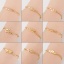 Image de Bracelets Élégant en 304 Acier Inoxydable Doré 16cm long, 1 Pièce