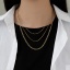 Immagine di Ecologico Semplice & Casual Elegante 18K Oro Placcato 304 Acciaio Inossidabile Catena Collana Per Donne 1 Pz