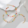 Picture of 304 Stainless Steel Stylish Link Chain Bracelets Gold Plated Multicolor