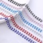 Picture of 304 Stainless Steel Stylish Link Chain Bracelets Silver Tone Multicolor Arrowhead Enamel 18cm(7 1/8") long