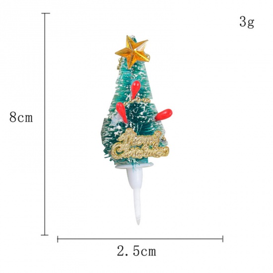 Immagine di Plastic Cupcake Picks Toppers Christmas Cake Decoration