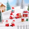 レジンマイクロ 風景ミニチュア 装飾 飾り クリスマス サンタクロース の画像