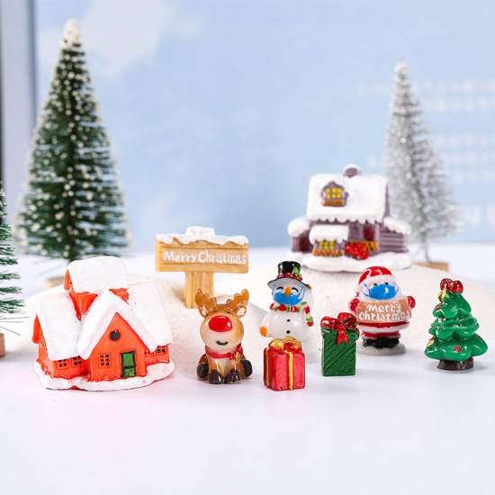 Immagine di Resin Micro Landscape Miniature Home Decoration Christmas