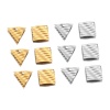 Picture of 304 Stainless Steel Charms Multicolor Geometric Stripe Twisted