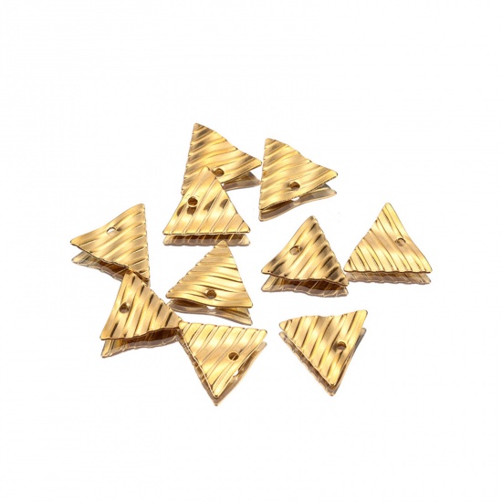 Immagine di 304 Acciaio Inossidabile Charms Geometrica Multicolore Striscia Ritorto 10 Pz