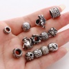 Picture of 304 Stainless Steel Beads Antique Silver Color