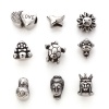 Picture of 304 Stainless Steel Beads Antique Silver Color
