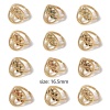Immagine di 304 Acciaio Inossidabile Pietre Nascita Aperto Regolabile Anello Oro Placcato Albero di Vita 16.5mm (taglia di US: 6), 1 Pz