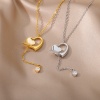 Picture of 304 Stainless Steel Stylish Rolo Chain Necklace Multicolor Butterfly Animal 38cm(15") long