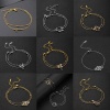 Picture of 304 Stainless Steel Ins Style Ball Chain Multilayer Layered Bracelet Multicolor Geometric 17cm(6 6/8") long