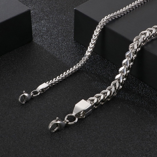 Immagine di 304 Acciaio Inossidabile Semplice Catena di licopodio Braccialetti Multicolore 1 Pz