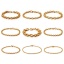 Immagine di 304 Acciaio Inossidabile Semplice Cavo Catena Braccialetti Multicolore 1 Pz