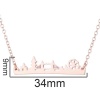 Bild von 201 Edelstahl Stilvoll Gliederkette Kette Halskette Bunt 45cm lang, 1 Strang